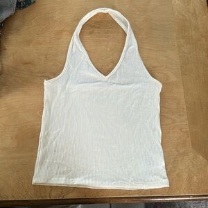 Cream American eagle halter top
